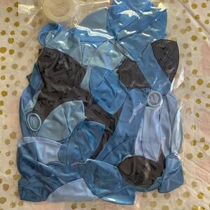 Blue and Black Balloon Set